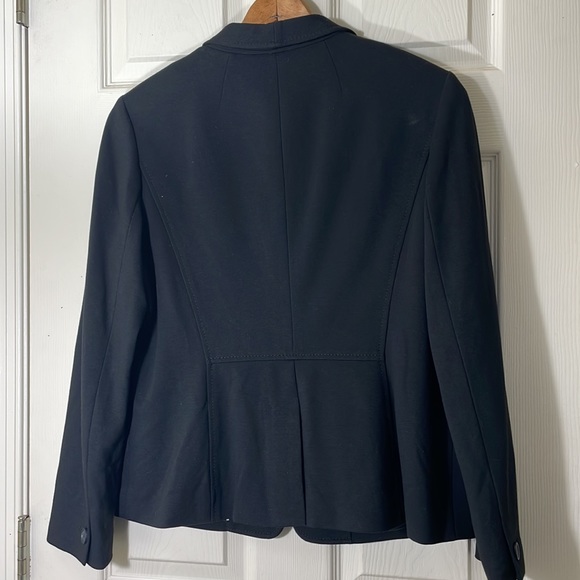 Talbots Solid Black Blazer Size 12 - Picture 5 of 8